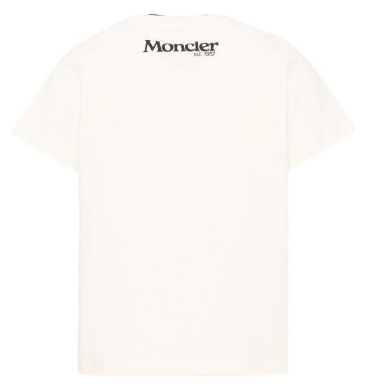 26FW [키즈] 몽클레어 티셔츠 L29548C00008 89AFV034 BIANCO - MONCLER