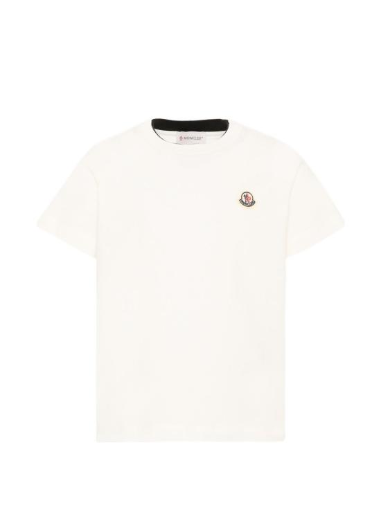 26FW [키즈] 몽클레어 티셔츠 L29548C00008 89AFV034 BIANCO - MONCLER