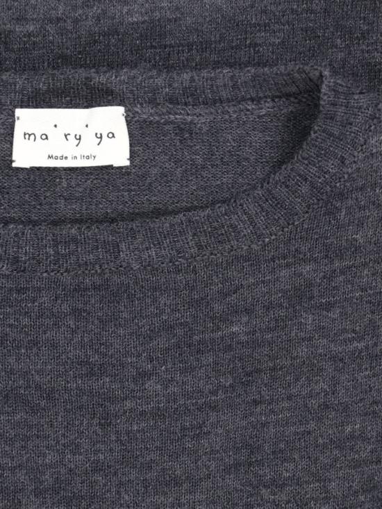 26FW 마리아 스웨터 YTK069 E8 Grey - MA RY YA