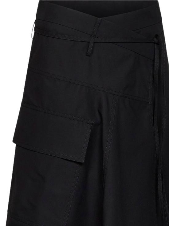 26FW 보테가베네타 미디 스커트 8727600 V6D101010 Double black - BOTTEGA VENETA