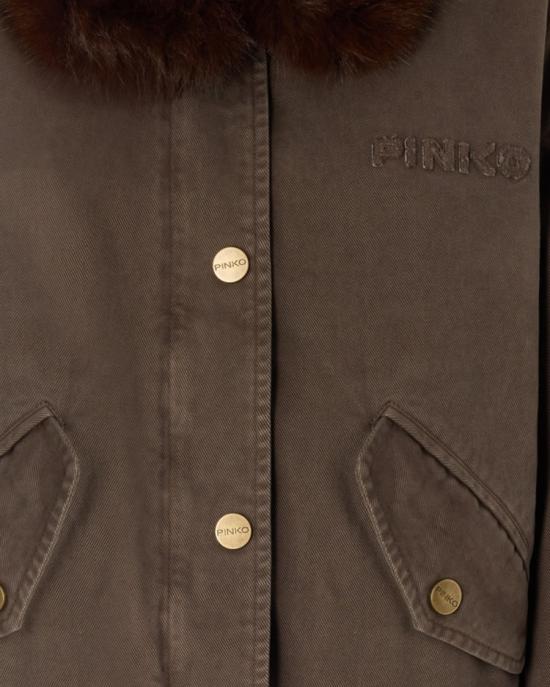 26FW 핑코 무스탕 969266 Black - PINKO