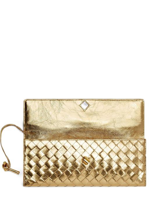 26FW 보테가베네타 클러치/파우치 741511 V4P128922 Gold - BOTTEGA VENETA