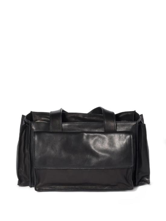 26FW 미우미우 유틸리테 나파 레더 탑 핸들 백 5BG335 2G7Q F0002 BLACK DOM - MIU MIU