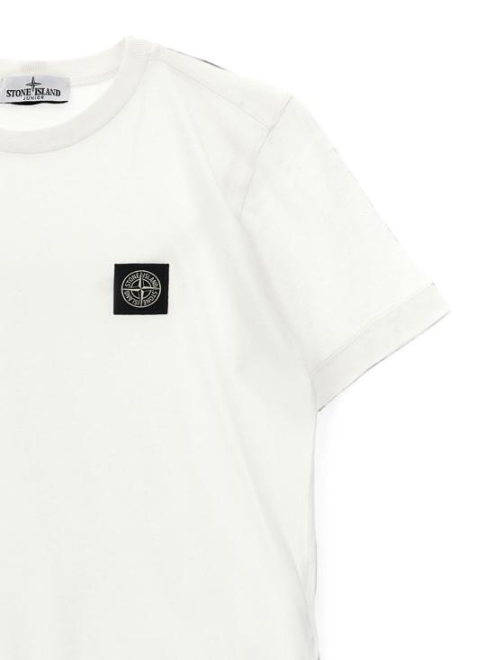 26FW [키즈] 스톤 아일랜드 티셔츠 L2S162100003 S0047V0001 WHITE - STONE ISLAND