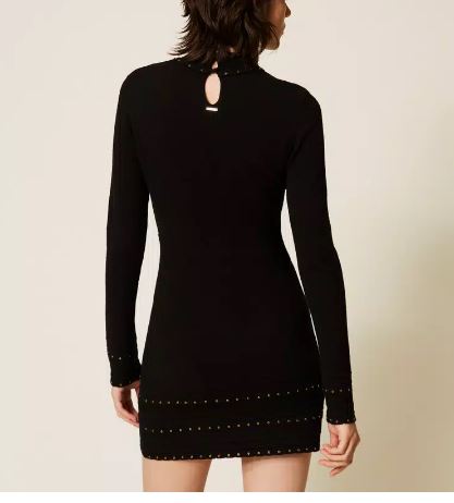 26FW 트윈셋 미디 원피스 262TP3093 S2194200006 Nero - TWINSET