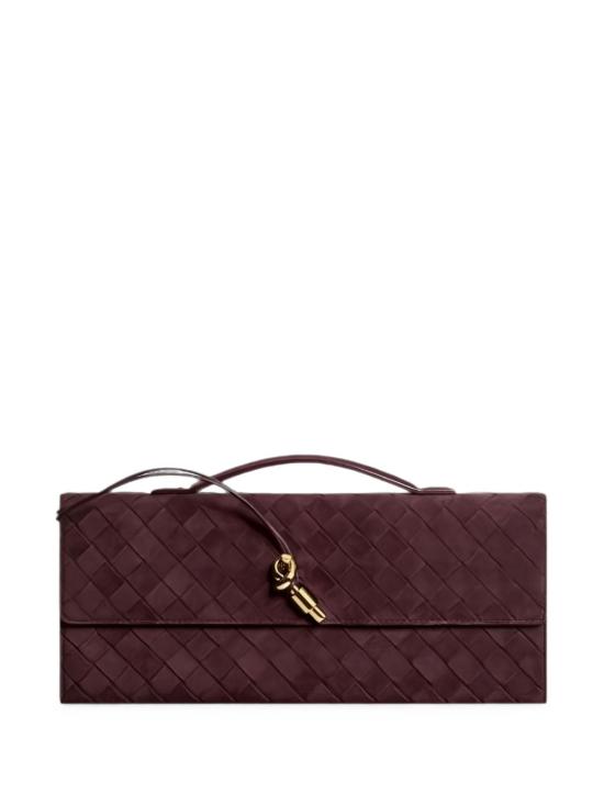 26FW 보테가베네타 안디아모 클러치 741511 V60F16147 Deep mahog - BOTTEGA VENETA