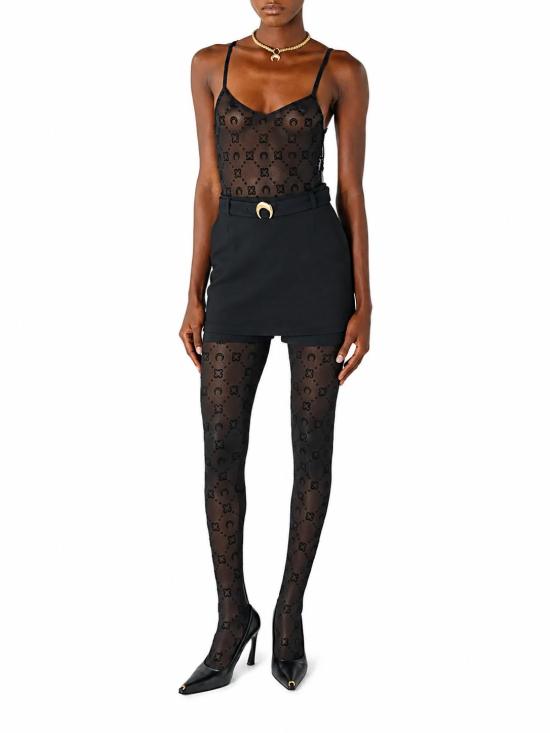 26FW 마린세르 민소매 티셔츠 WTO514ACJER0005 BK99 BLACK - MARINE SERRE