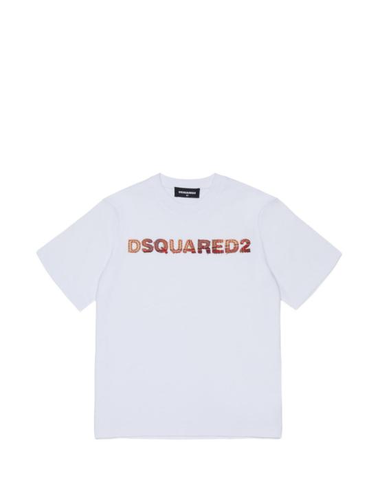 26FW [키즈] 디스퀘어드2 티셔츠 DQ3560D0AJ1 DQ100 BIANCO