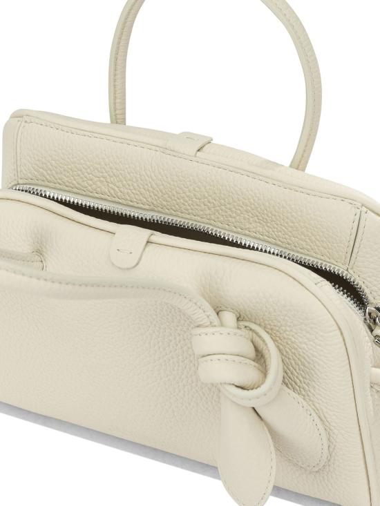 26FW 자크뮈스 TURISMO 투리스모 소프트 스몰 볼링 토트벡 BAW00416AC03A03LIGHT IVORY White - JACQUEMUS