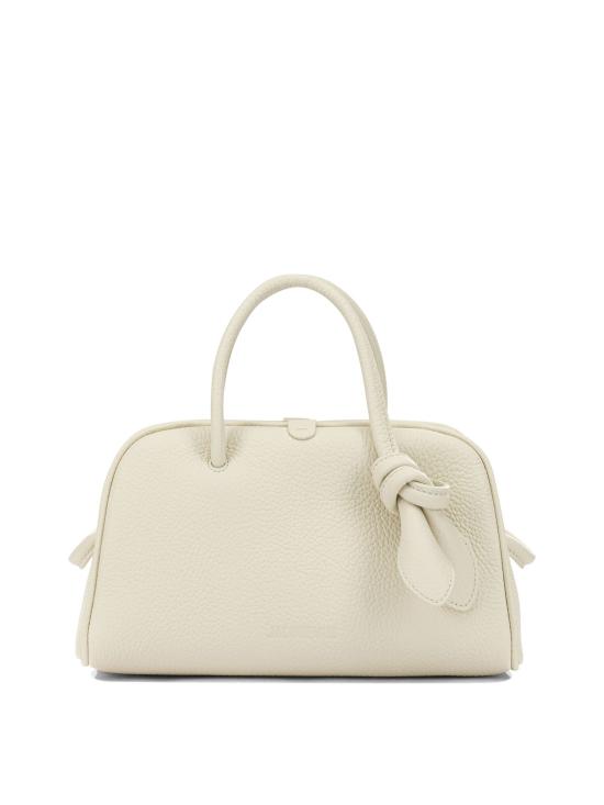 26FW 자크뮈스 TURISMO 투리스모 소프트 스몰 볼링 토트벡 BAW00416AC03A03LIGHT IVORY White