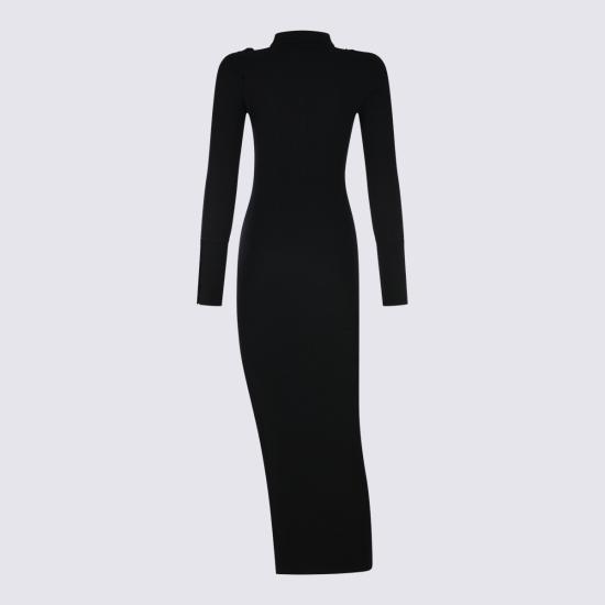 26FW 쿠레쥬 미디 원피스 326MRO906 FI00019999 Black - COURREGES