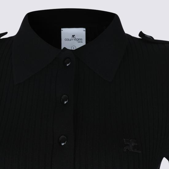 26FW 쿠레쥬 미디 원피스 326MRO906 FI00019999 Black - COURREGES