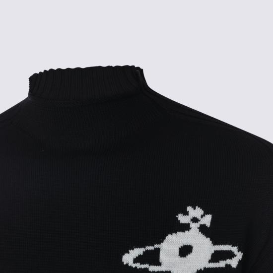 26FW 비비안웨스트우드 피셔맨 크루넥 니트 탑 2701003L Y005EN401 Black - VIVIENNE WESTWOOD