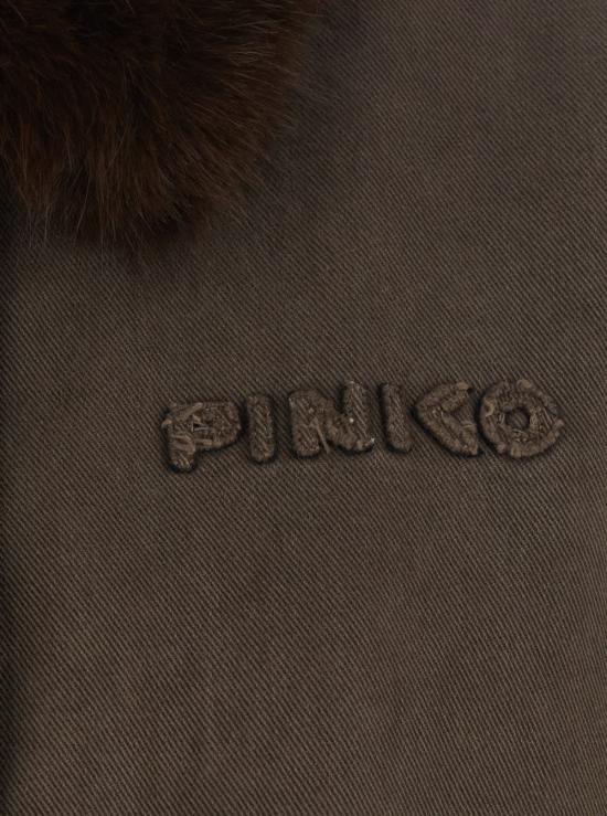 26FW 핑코 무스탕 107219A3GVL64 Brown - PINKO