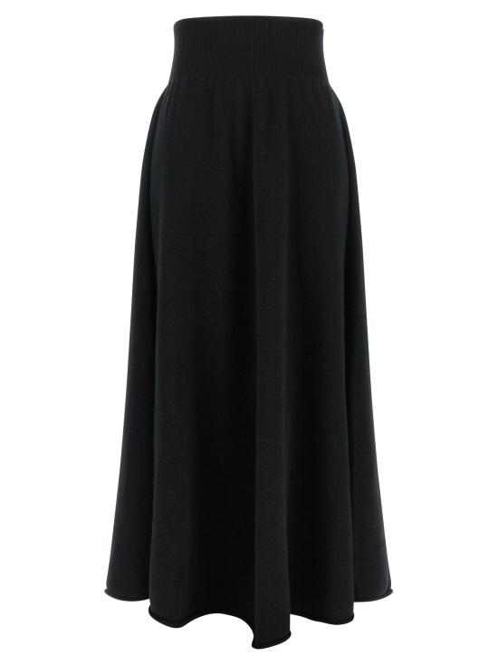 26FW 익스트림캐시미어 숏 스커트 N498GRACESHORTRAVEN Black
