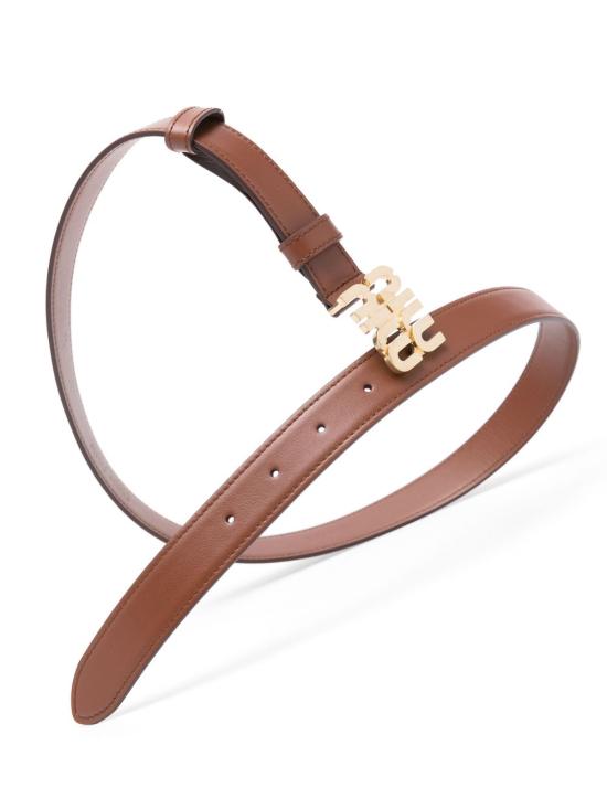 26FW 미우미우 벨트 5CC565 2AIXF0005 BROWN - MIU MIU