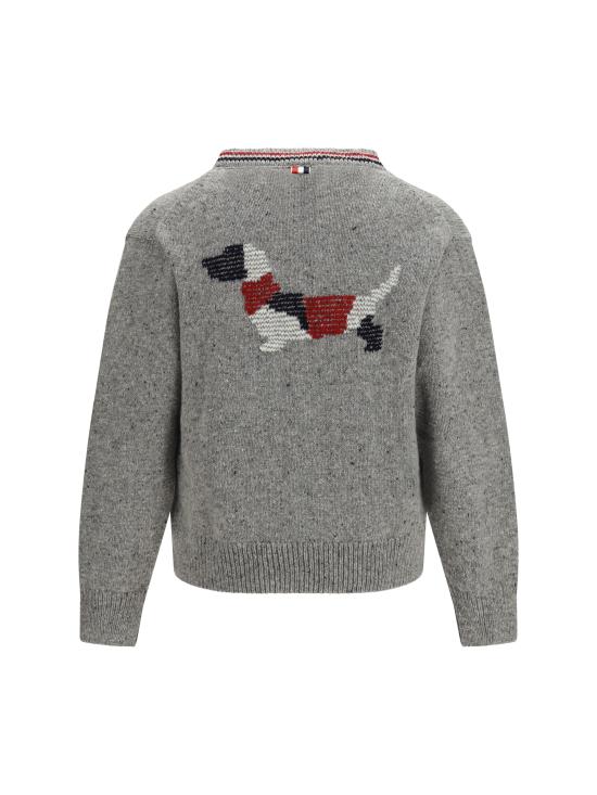 26FW 톰브라운 도네갈 인타르시아 헥터 패치워크 가디건 MKC647AY1506055 DOM - THOM BROWNE
