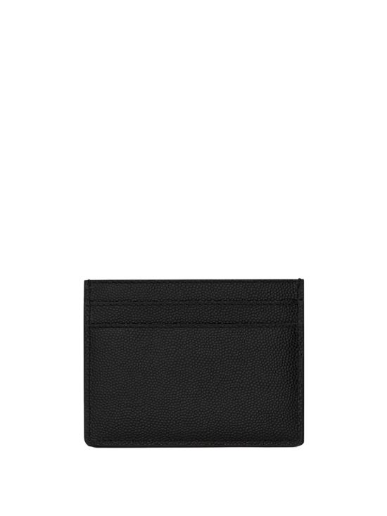26FW 생로랑 그랑 드 뿌드르 엠보스드 레더 카드 케이스 375946 BTY0N 1000 NERO - SAINT LAURENT