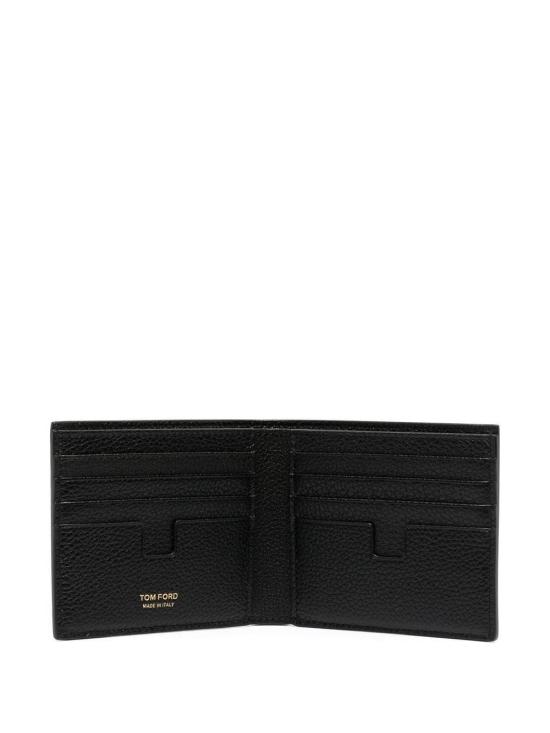 26FW 톰포드 그레인 레더 클래식 반지갑 Y0228LCL158G NAA BLACK - TOMFORD