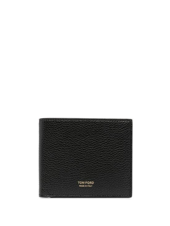 26FW 톰포드 그레인 레더 클래식 반지갑 Y0228LCL158G NAA BLACK