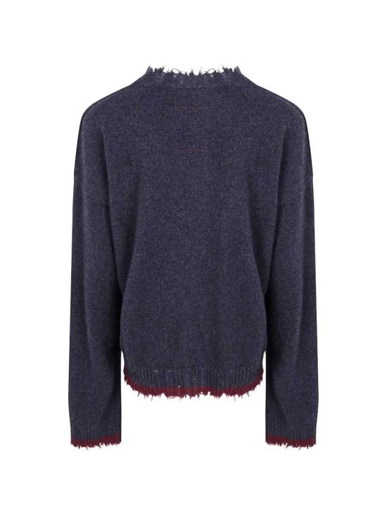 26FW 우마 왕 스웨터 UK7152 UW894 DARK GREY RED - UMA WANG