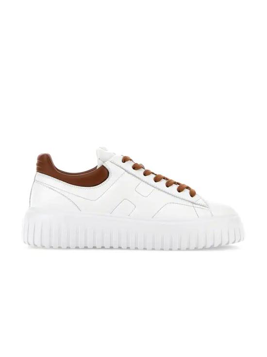 26SS 호간 H 스트라이프 스니커즈 HXM6450FC60LE9 0446 BIANCO CUOIO