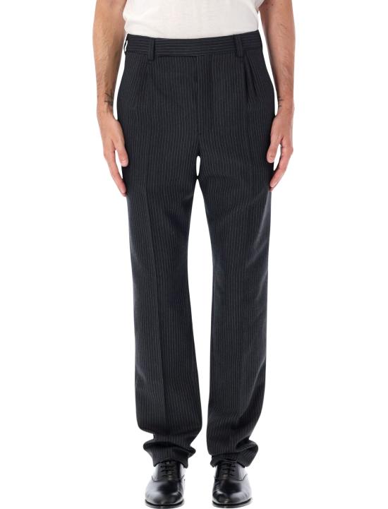 26FW 생로랑 스트레이트 팬츠 870512Y1O24 1161 ANTHRACITE STRIPE