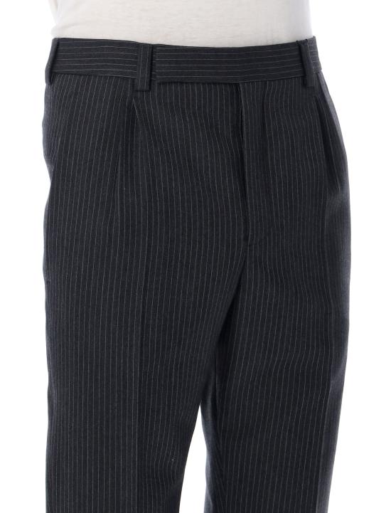 26FW 생로랑 스트레이트 팬츠 870512Y1O24 1161 ANTHRACITE STRIPE - SAINT LAURENT