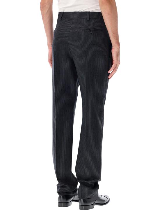 26FW 생로랑 스트레이트 팬츠 870512Y1O24 1161 ANTHRACITE STRIPE - SAINT LAURENT