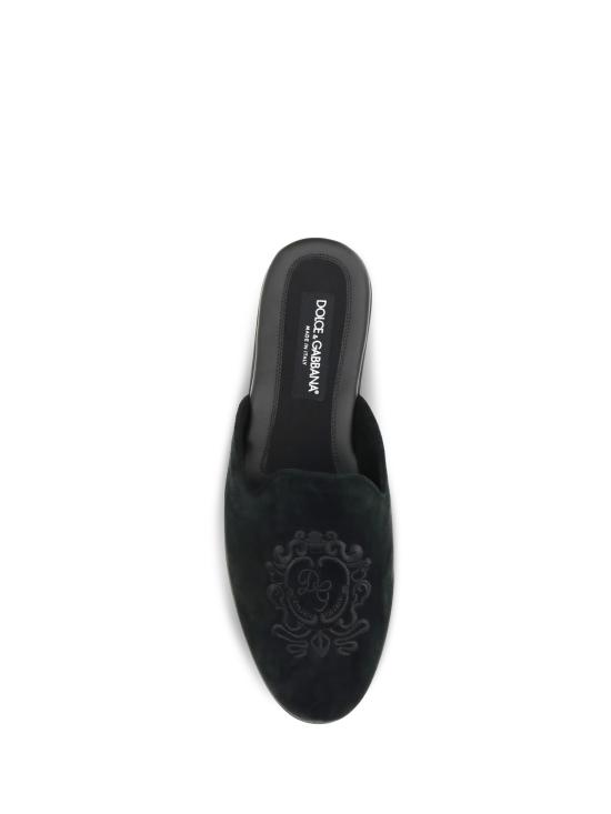 26FW 돌체앤가바나 뮬/슬리퍼 A80635A3M52 80999 BLACK - DOLCE & GABBANA