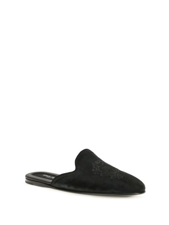 26FW 돌체앤가바나 뮬/슬리퍼 A80635A3M52 80999 BLACK - DOLCE & GABBANA
