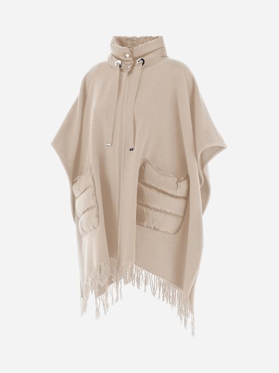 27FW 에르노 퀼티드 포켓 판초 GC00066DR33395 1982 CHANTILLY - HERNO