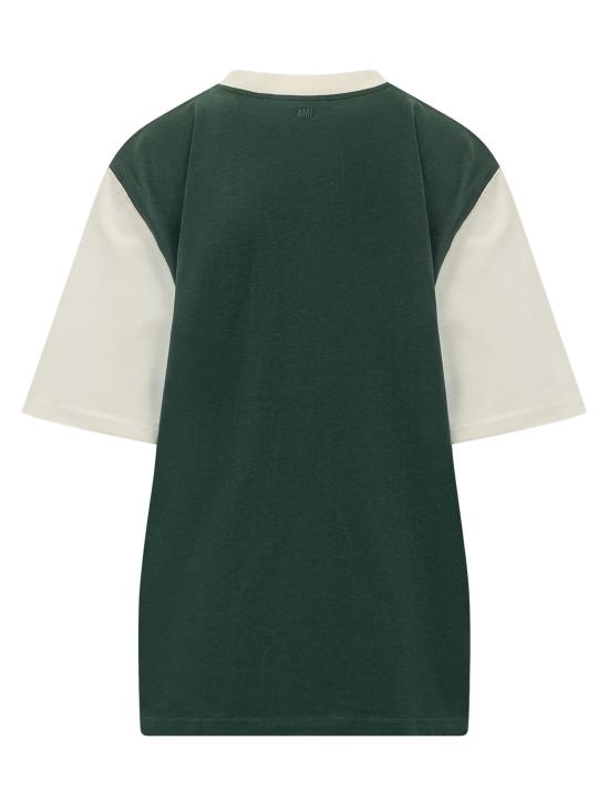 26FW 아미 반팔 티셔츠 UTS418JE0272 A244 VERT BOUTEILLE - AMI