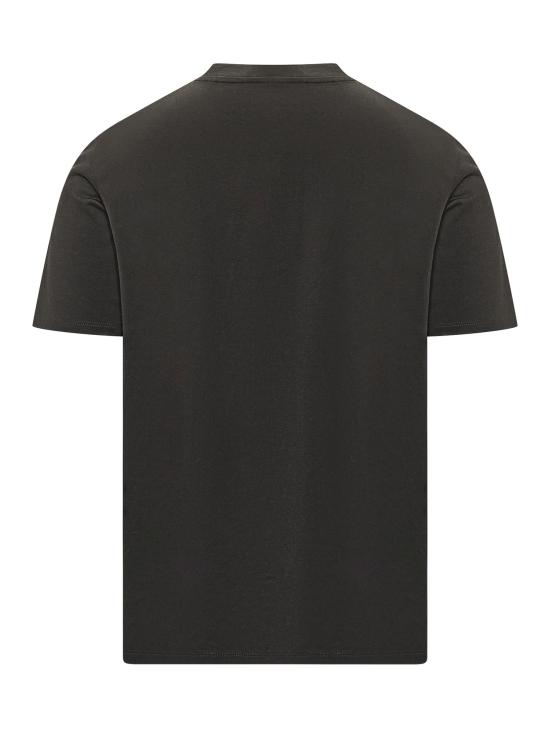 26FW 엠포리오 아르마니 반팔 티셔츠 EM004583AF13669 MC540 BLACK - EMPORIO ARMANI