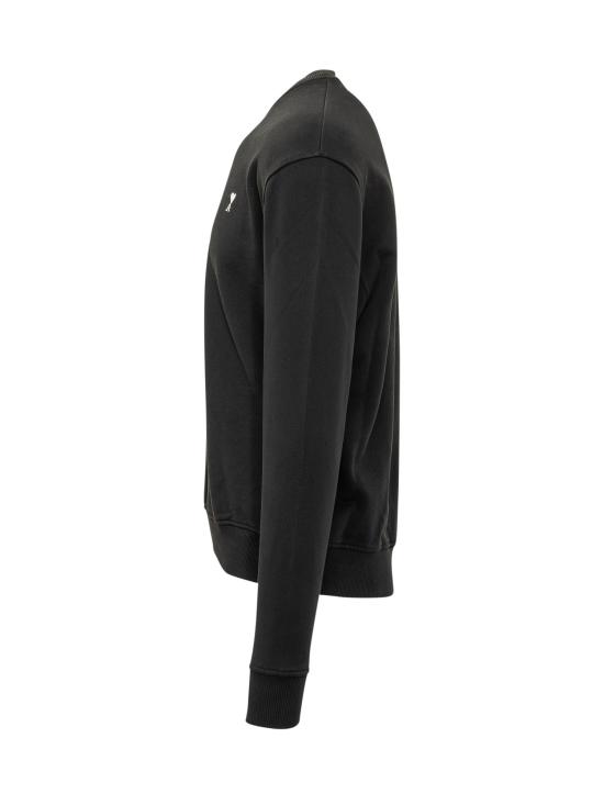 26FW 아미 ADC 크루넥 스웨트 셔츠 HSW763730 045 BLACK WHITE NATURAL - AMI