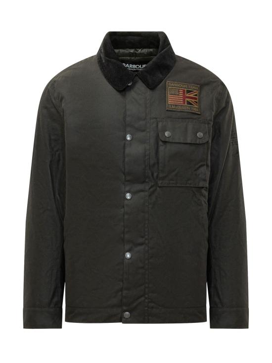 26FW 바버 인터네셔널 워커스 왁스 자켓 MWX1853MWX BK51 BLACK