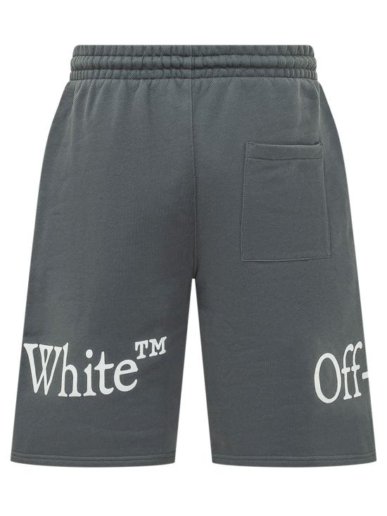 26FW 오프화이트 숏팬츠 44MCI01CF26F00 2460 DARK SLATE - OFF WHITE