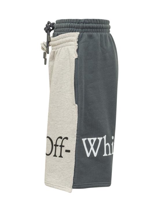 26FW 오프화이트 숏팬츠 44MCI01CF26F00 2460 DARK SLATE - OFF WHITE