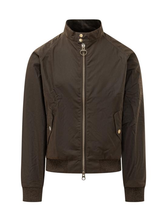 26FW 바버 인터내셔널 스티브 맥퀸 머천트 왁스 봄버 재킷 MWX0465MWX OL71 OLIVE