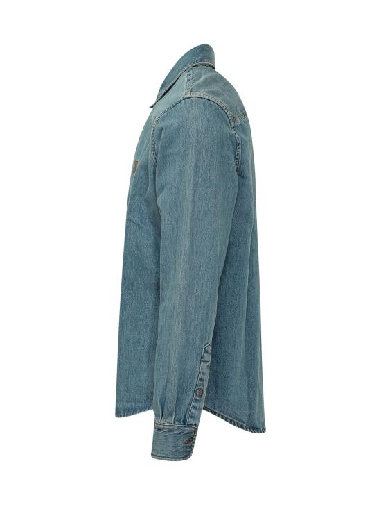 26FW 아미 데님 셔츠 USH786DE0056 480 USED BLUE - AMI