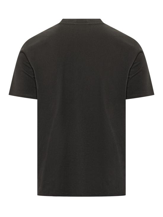 26FW 엠포리오 아르마니 반팔 티셔츠 EM004583AF13669 MC539 BLACK - EMPORIO ARMANI