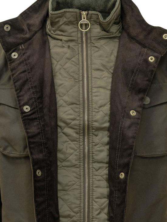 26FW 바버 오그스톤 왁스 자켓 MWX0700MWX OL51 OLIVE - BARBOUR