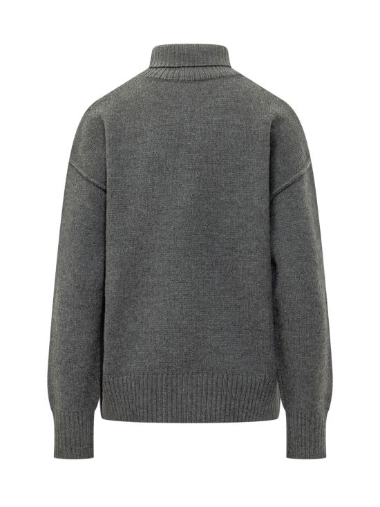 26FW 아미 ADC 터틀넥 스웨터 UKS839018 084 GRIS CHINE - AMI