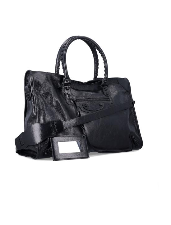 26FW 발렌시아가 르 시티 백 라지 8657652ACME 1000 NERO - BALENCIAGA