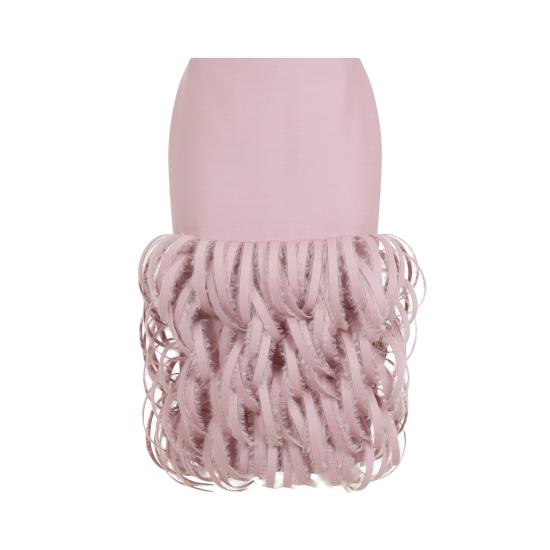 26SS 발렌시아가 미디 스커트 872895 TURB8 5663 DUSTY PINK - BALENCIAGA