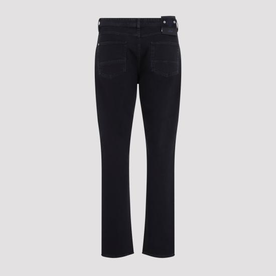 26FW 스톤 아일랜드 스트레이트 팬츠 L2S14J100007 S0J11 VJ901 BLACK RINSE - STONE ISLAND