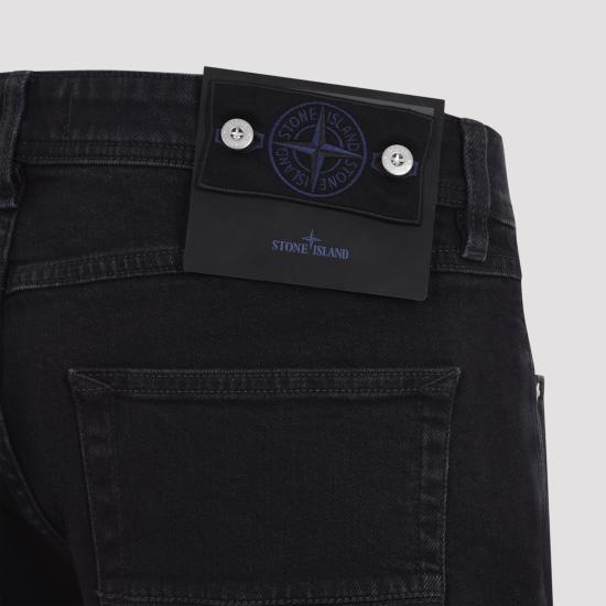 26FW 스톤 아일랜드 스트레이트 팬츠 L2S14J100007 S0J11 VJ901 BLACK RINSE - STONE ISLAND