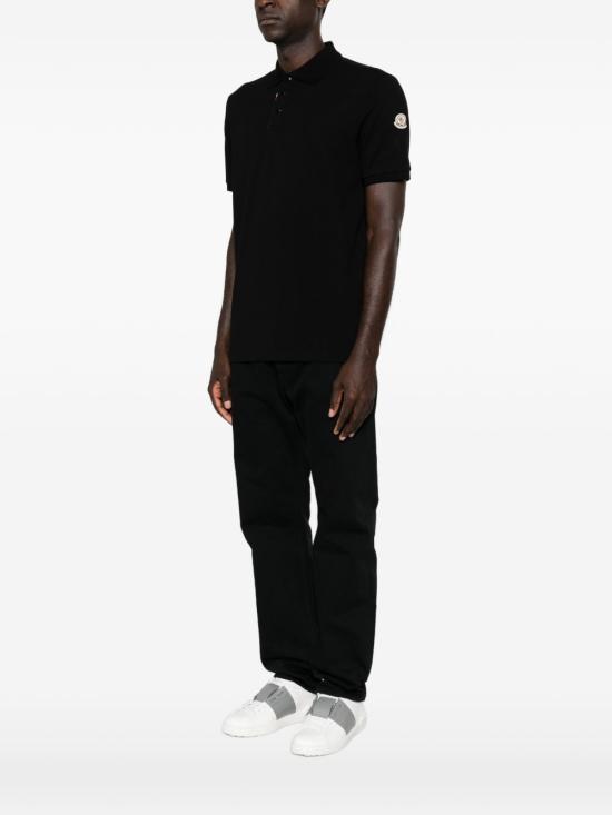 26FW 몽클레어 코튼 피케 폴로 셔츠 포켓 8A00017 89A16999 Nero - MONCLER