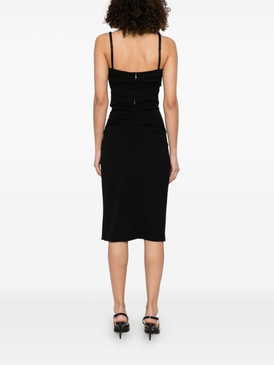 26FW 돌체앤가바나 미디 원피스 F6JMHT FUIBFN0000 Nero - DOLCE & GABBANA