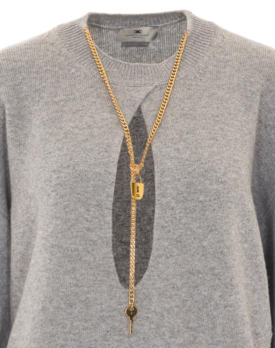 26FW 엘리자베타프랜치 미디 원피스 AM23T66E2 431 Grey - ELISABETTA FRANCHI